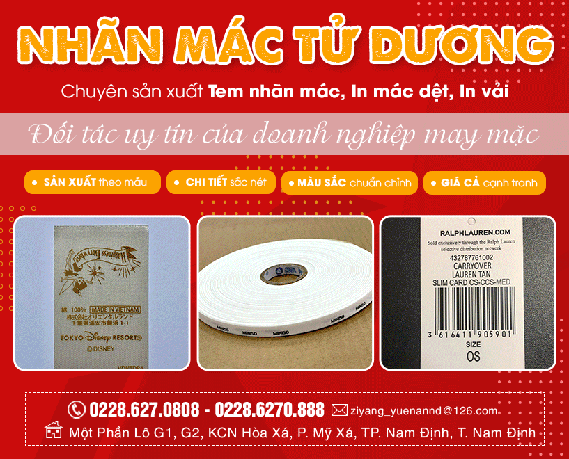 CÔNG TY TNHH VẬT LIỆU NHÃN MÁC TỬ DƯƠNG (VIỆT NAM) - 梓扬标签材料（越南）有限公司
